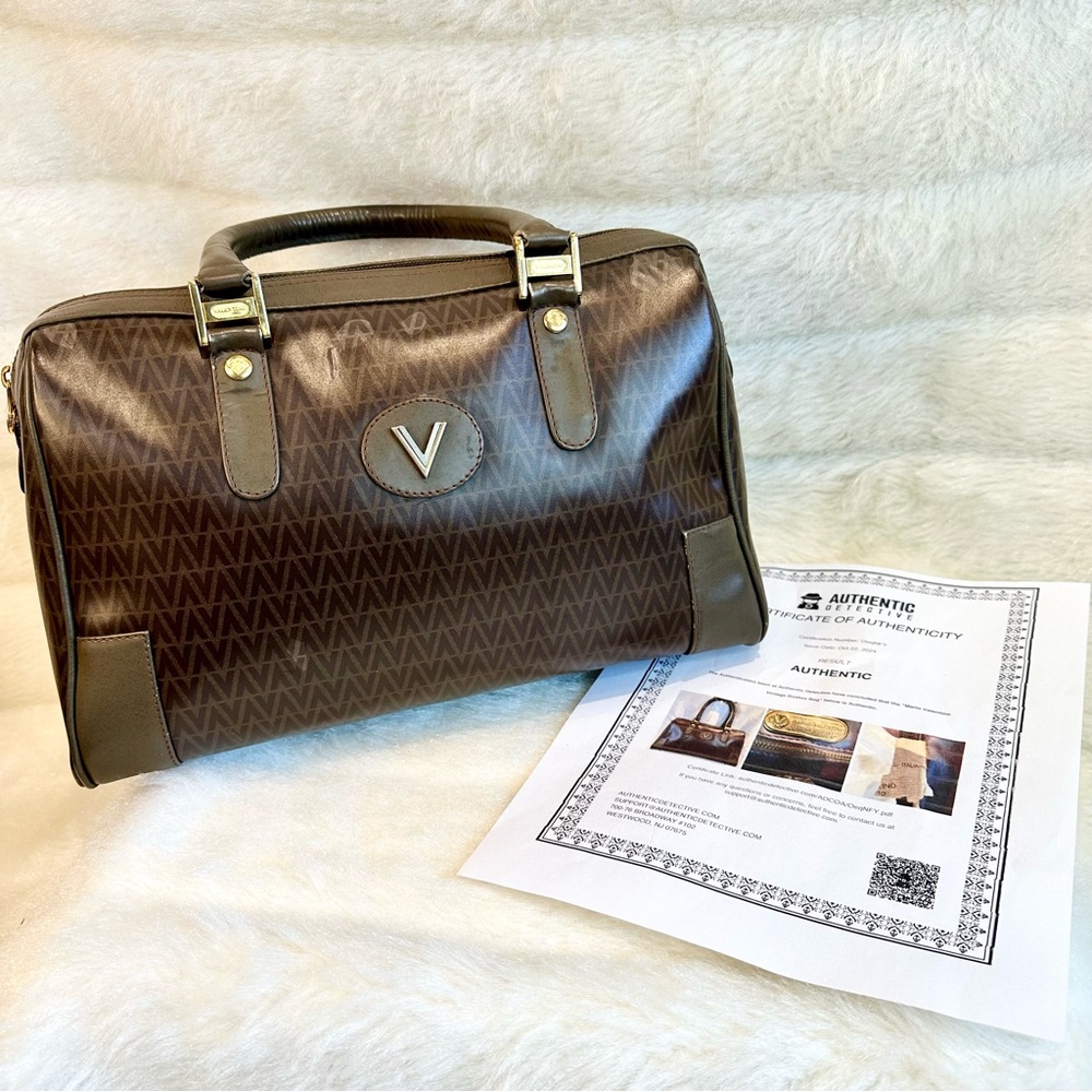MARIO VALENTINO VINTAGE BOSTON BAG - Picture 14 of 15